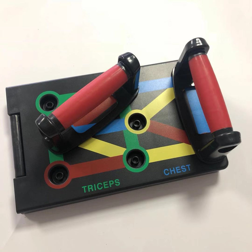 Color Coded Push Up Board for Easy Strength Building