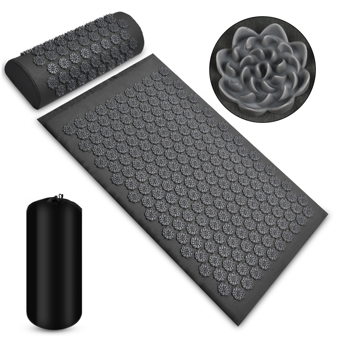 Acupressure Mat and Pillow Set for Easy Relaxation