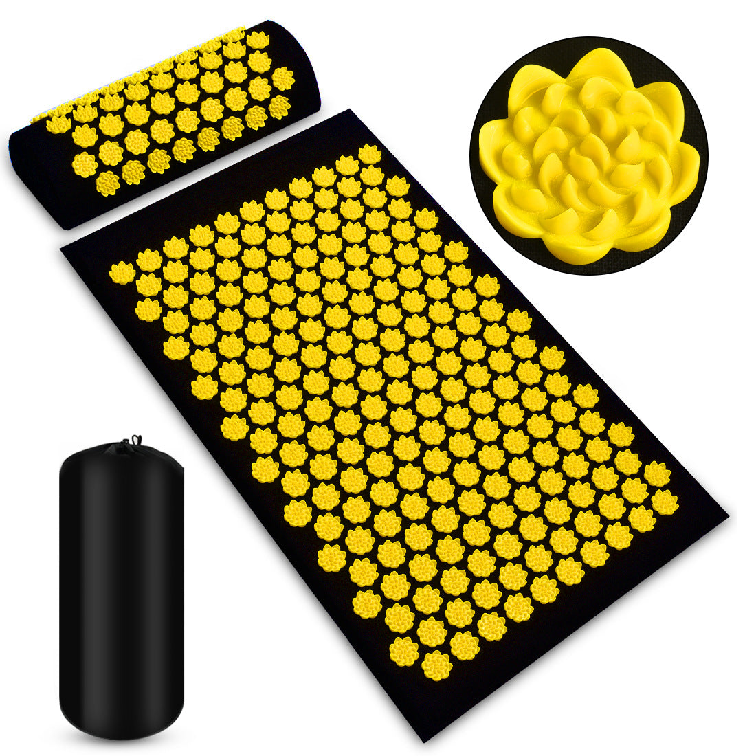 Acupressure Mat and Pillow Set for Easy Relaxation