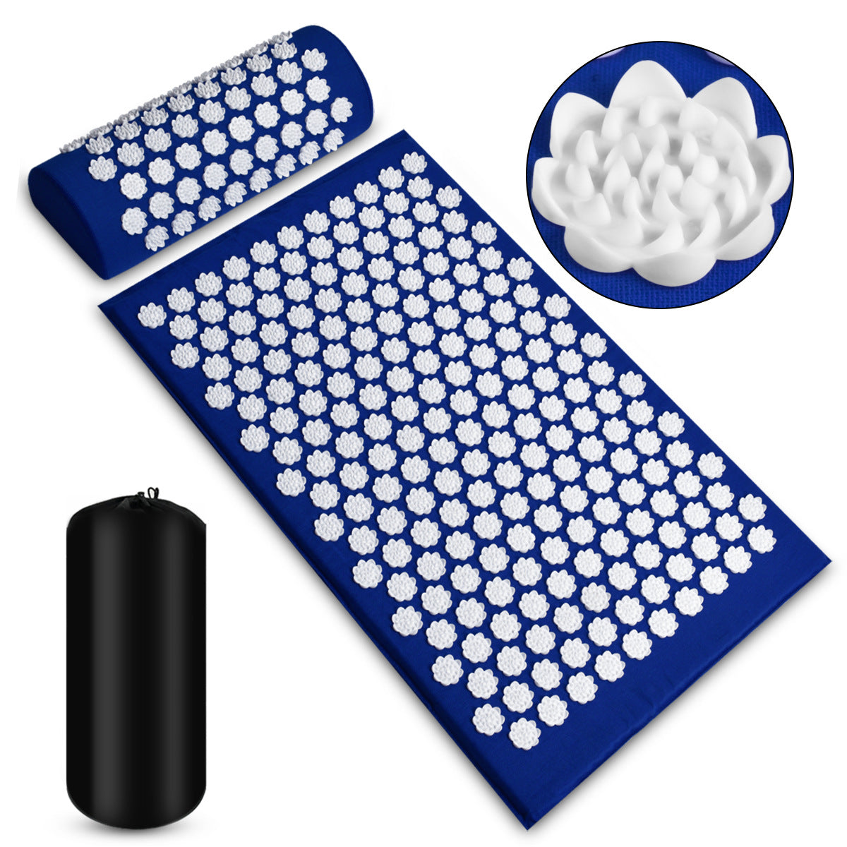 Acupressure Mat and Pillow Set for Easy Relaxation