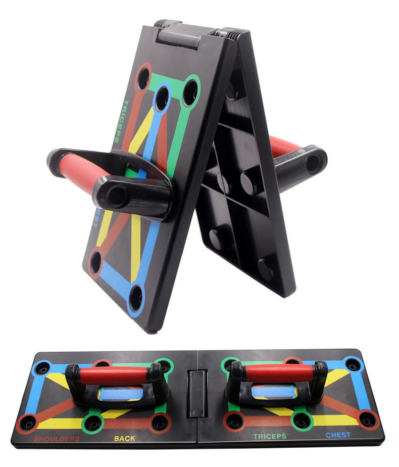 Color Coded Push Up Board for Easy Strength Building