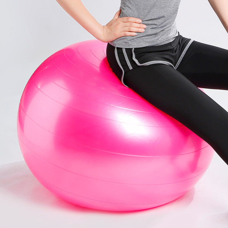Beginner-Friendly Fitness Ball for Happy Stretching