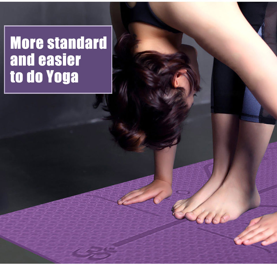 Comfortable Yoga Mat for Easy Daily Stretching