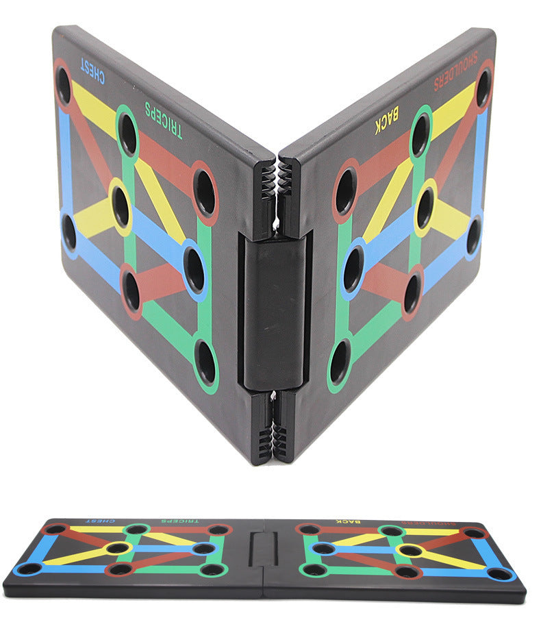 Color Coded Push Up Board for Easy Strength Building