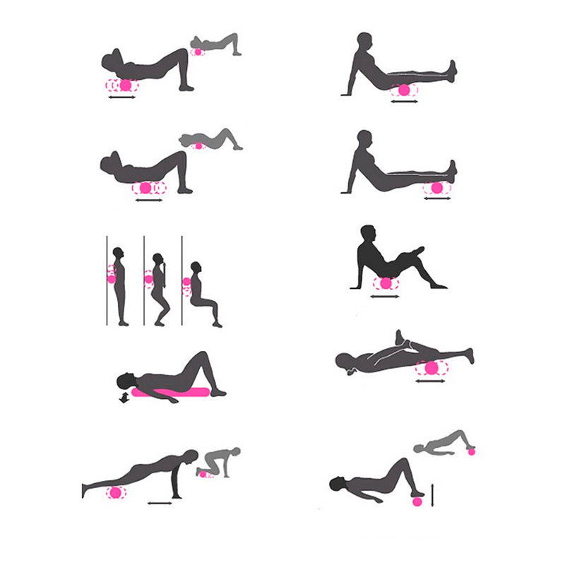 Cozy Yoga Foam Roller for Relaxing Muscle Relief