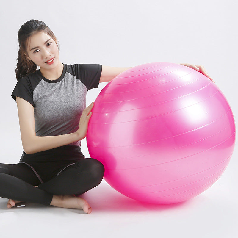 Beginner-Friendly Fitness Ball for Happy Stretching