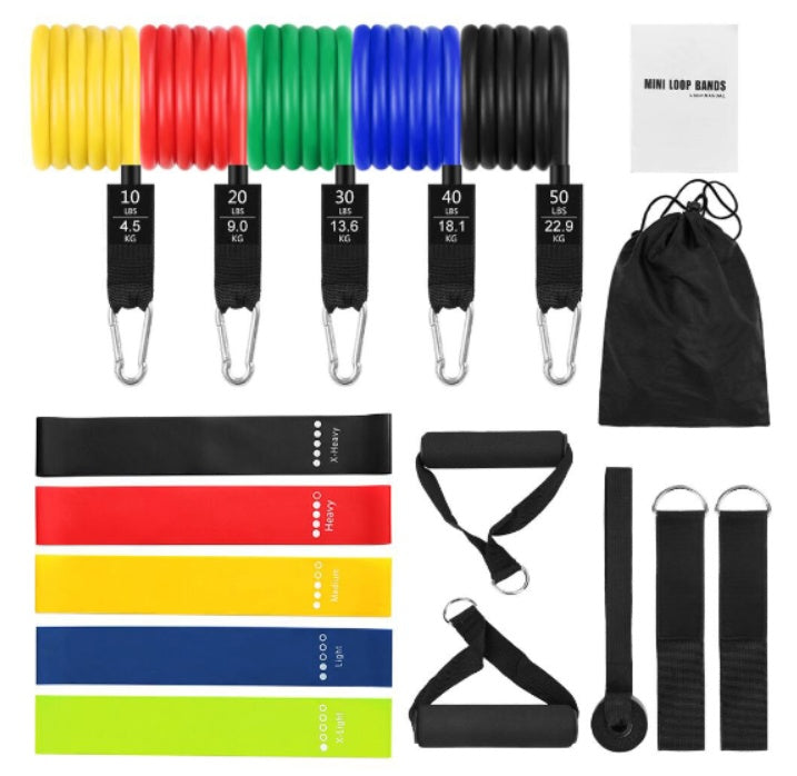 Easy Fit Resistance Bands Set for Daily Strength